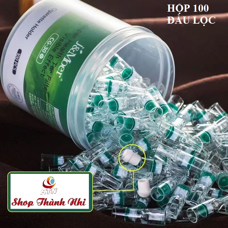 Hộp 100 tẩu thuốc nhựa dẻo MOER GREEN HEALTH, Shop Thành Nhi