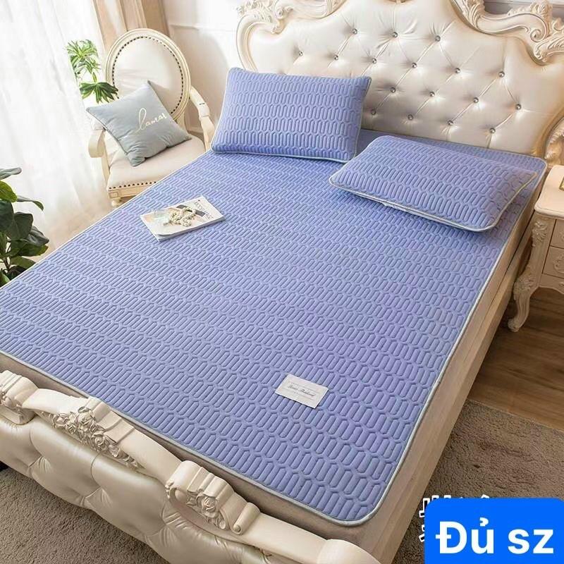 CHIẾU ĐIỀU HOÀ TENCEL LATEX CAO SU NON được tặng kèo 2 vỏ gối nằm