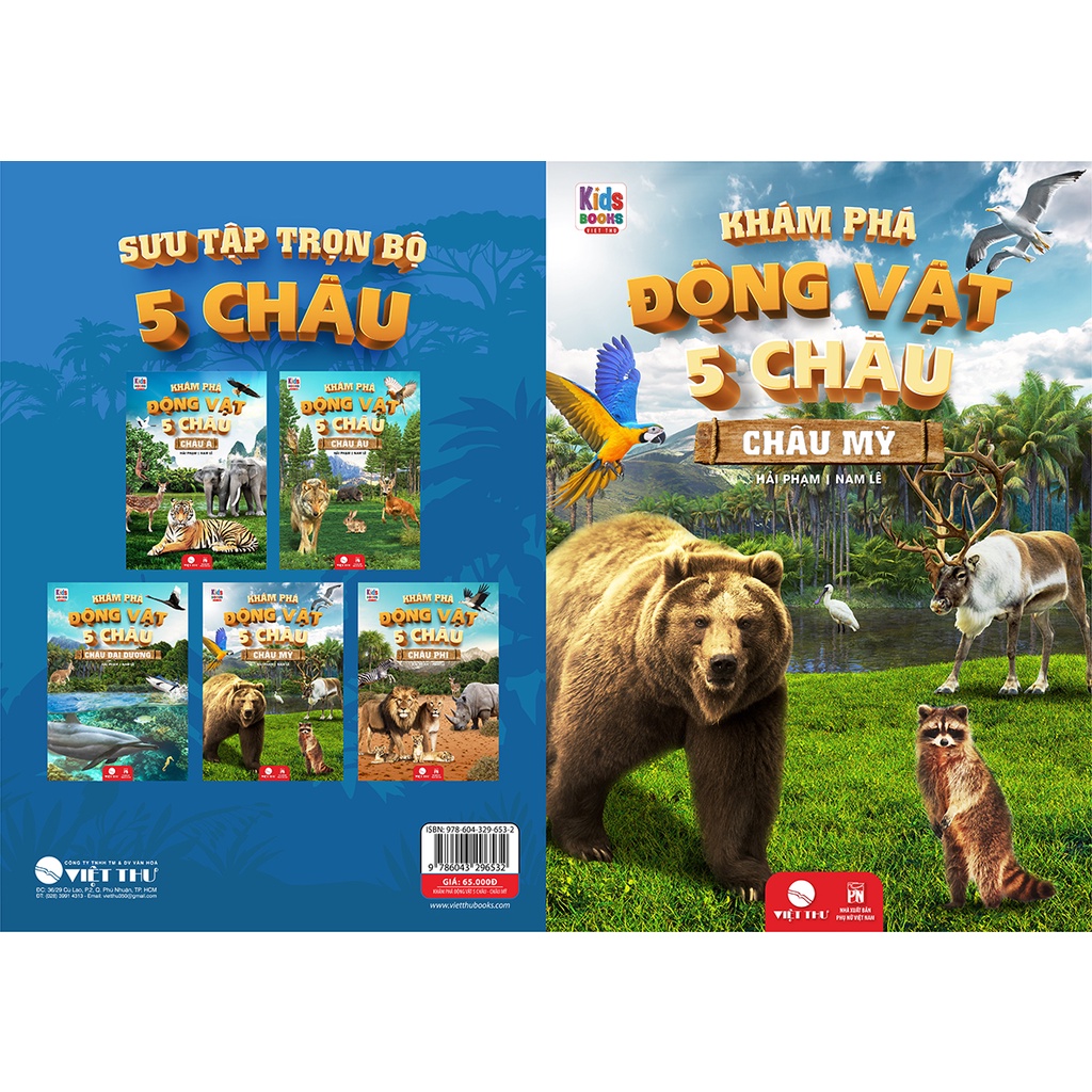 Khám Phá Động Vật 5 Châu Châu Mỹ -