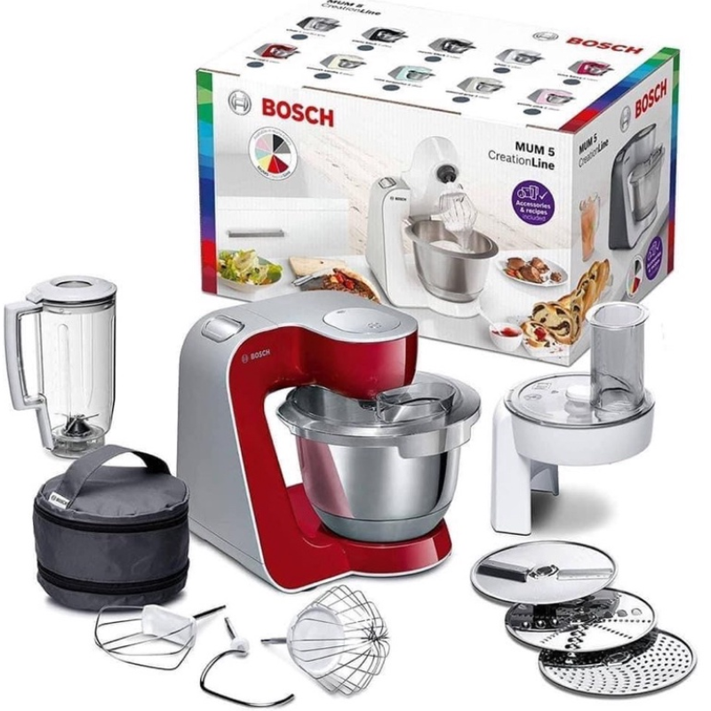 Máy Trộn Bột BOSCH MUM5, Máy Làm Bếp Đa Năng, Công Suất 900W, Dung Tích 3.9L, Nhập Đức, BH 12 Tháng, Hàng Chính Hãng