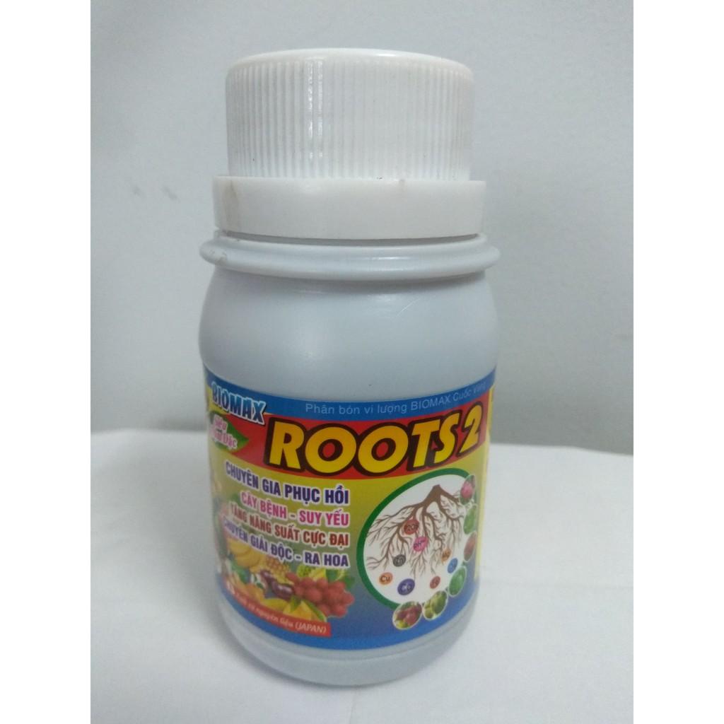 Phân bón vi lượng ROOTS 2 nguyên liệu nhật bản - chai 100ml biomax