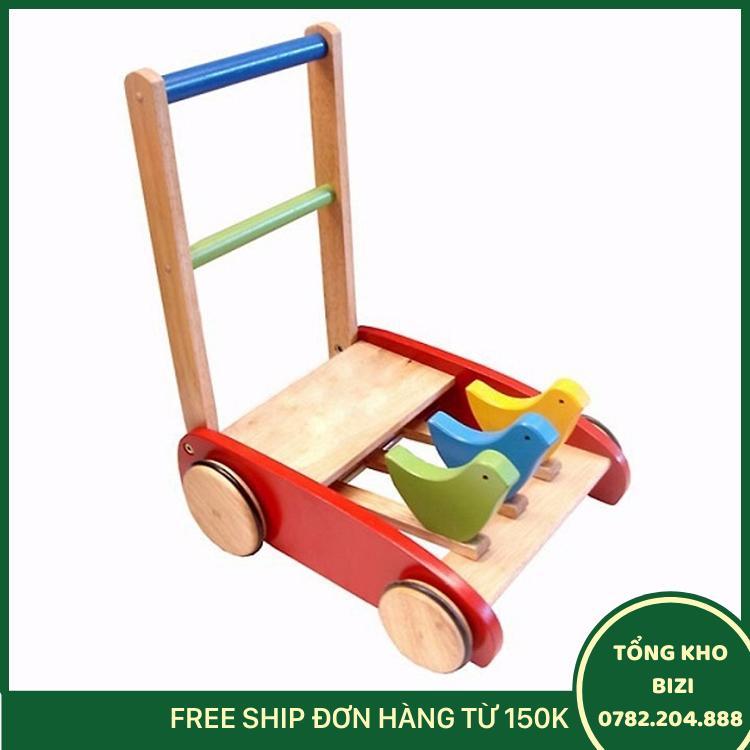 Đồ Chơi VậN ĐộNg Cho Bé  - Xe TậP Đi BằNg Gỗ HìNh Con Gà ( Giao MàU NgẫU Nhiên) - Free Ship Toàn Quốc