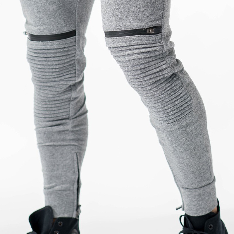 Quần dài Jogger nam CK168 thiết kế khóa đầu gối độc đáo