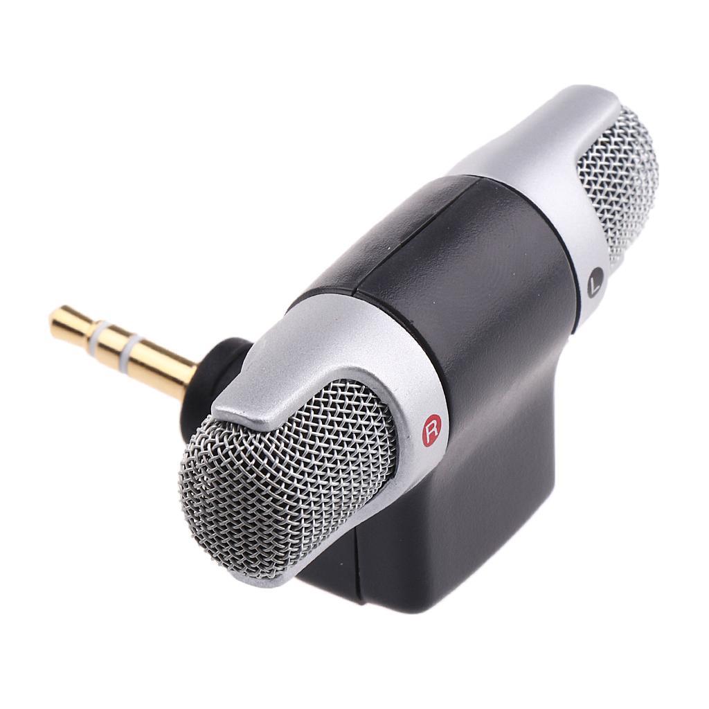 3.5mm Stereo Condenser Microphone + Mic Adapter + Tape for    3 3+ 4