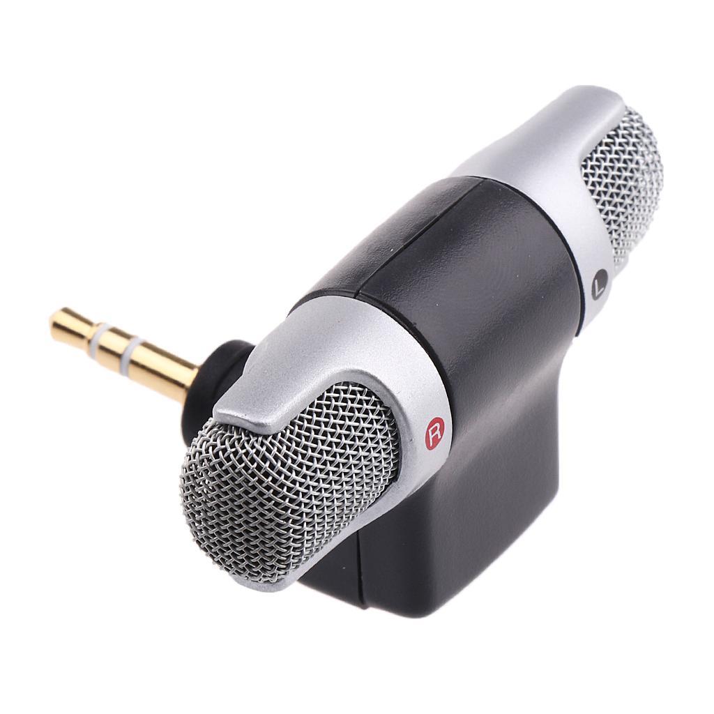3.5mm Stereo Condenser Microphone + Mic Adapter + Tape for 3 3+ 4