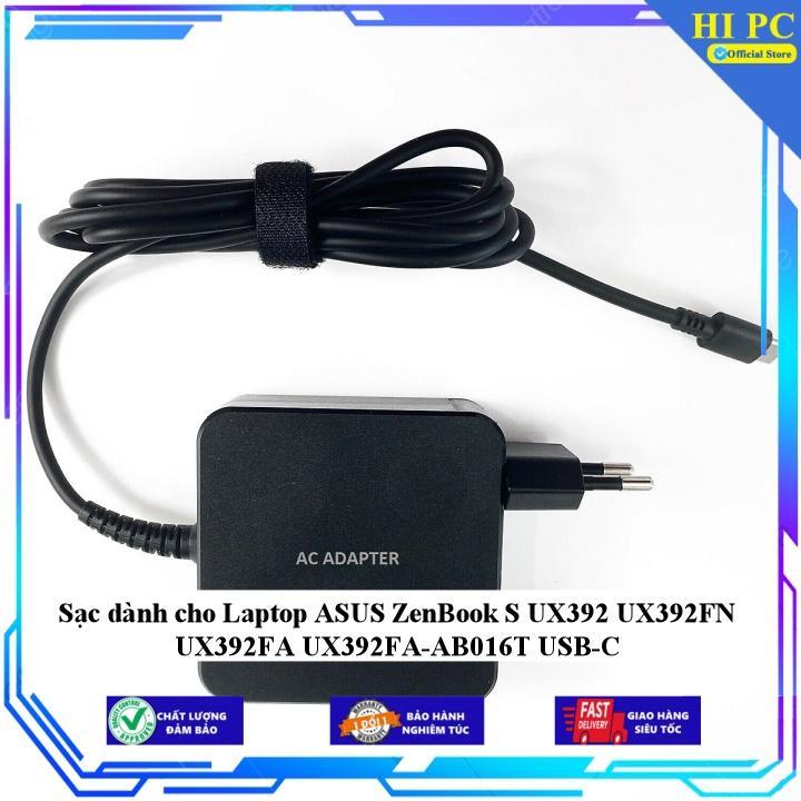 Sạc dùng cho Laptop ASUS ZenBook S UX392 UX392FN UX392FA UX392FA-AB016T USB-C - Hàng Nhập Khẩu New Seal