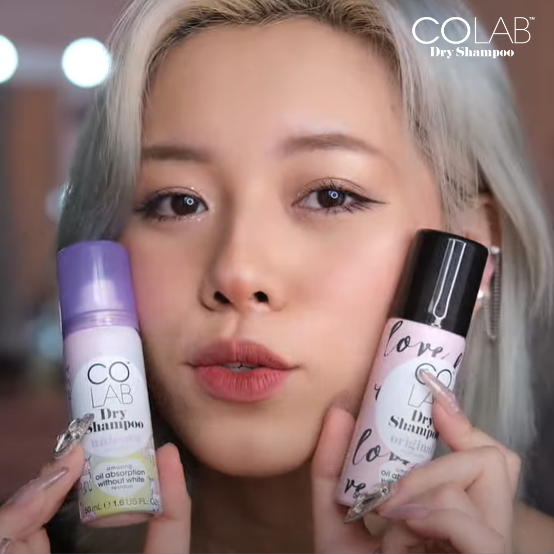 Dầu Gội Khô Colab Mini Original (Anh Quốc) | Dưỡng Tóc Mềm Mượt, Tóc Sạch Bồng Bềnh - Vào Nếp Sau 5 Giây (50ml