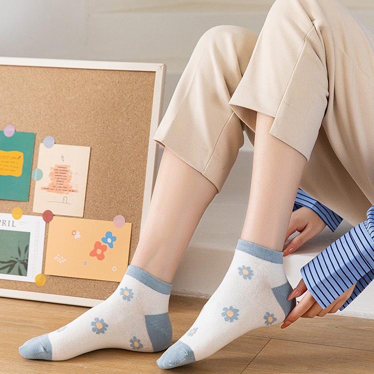 Vớ Tất Cổ Ngắn Vịt Xanh Dễ Thương Cotton Khánh Khuẩn Dành Cho Cả Nam Và Nữ 35-40 MRSOCKS VN066