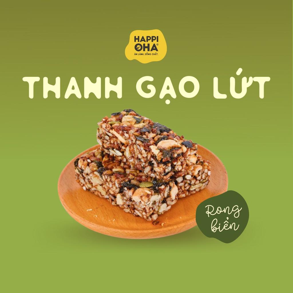 Thanh gạo lứt rong biển nhiều hạt dinh dưỡng - Ăn vặt lành mạnh, năng lượng bền bỉ