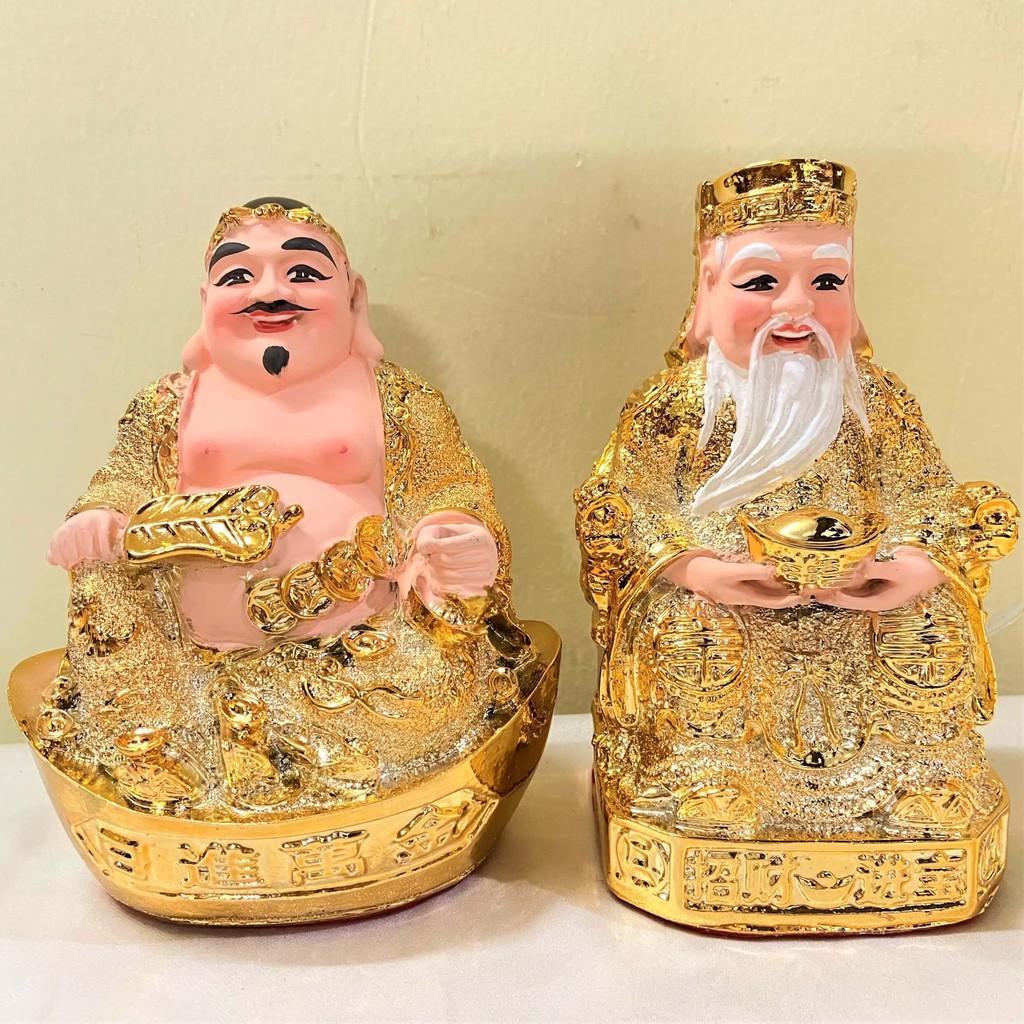 Tượng Thần Tài Thổ Địa Kim Sa cao 6 inch