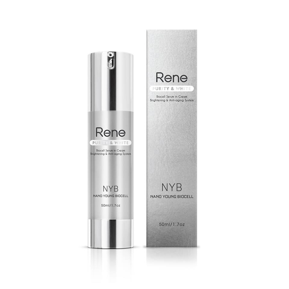 Dưỡng Trắng Da Rene Purity &amp; White Biocell Serum In Cream brightening &amp; anti-aging system