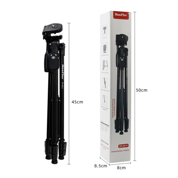 Chân giá đỡ TRIPOD 8810 cao 130cm có remote