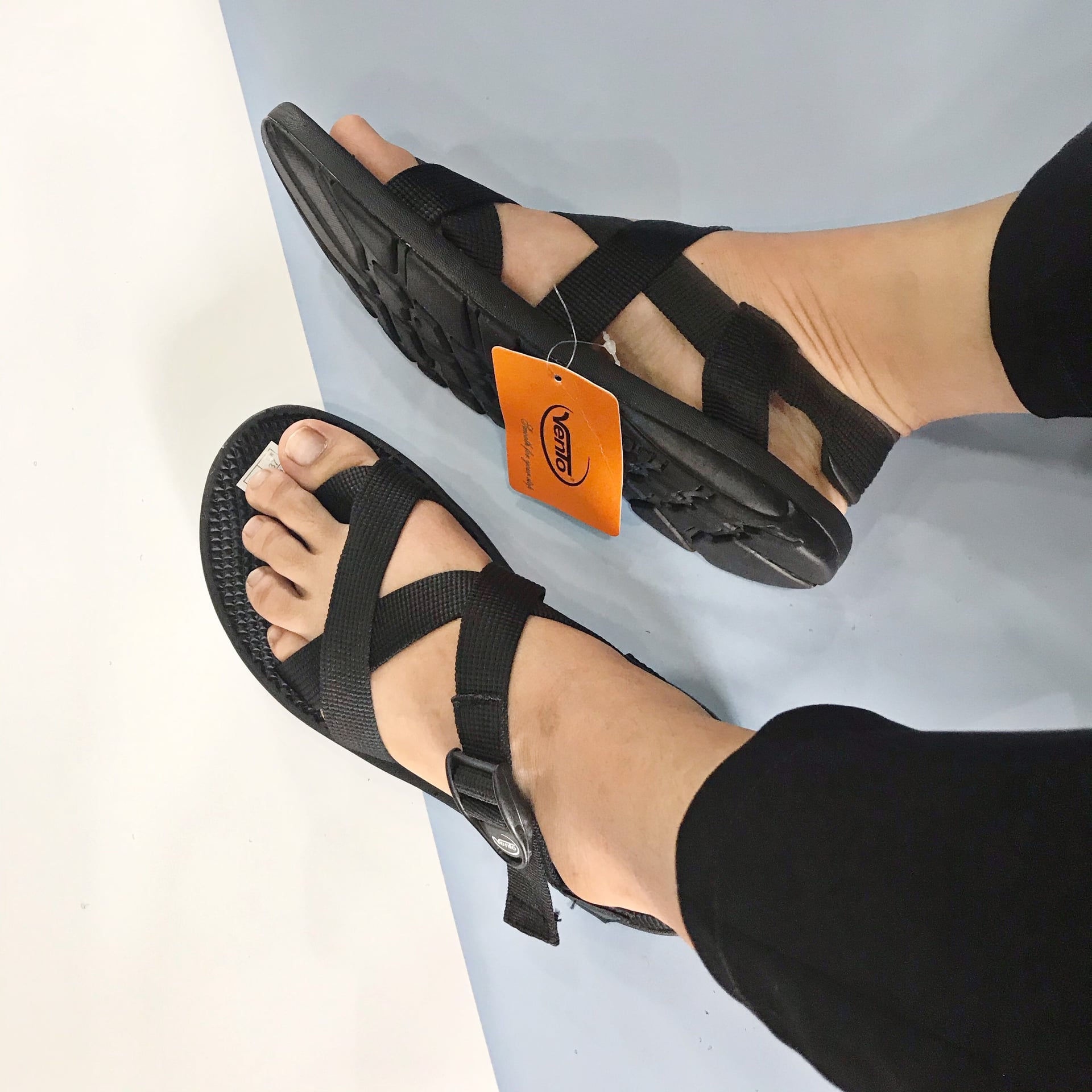 Giày Sandal VENTO Nam Quai Chéo Xuất Khẩu NV65