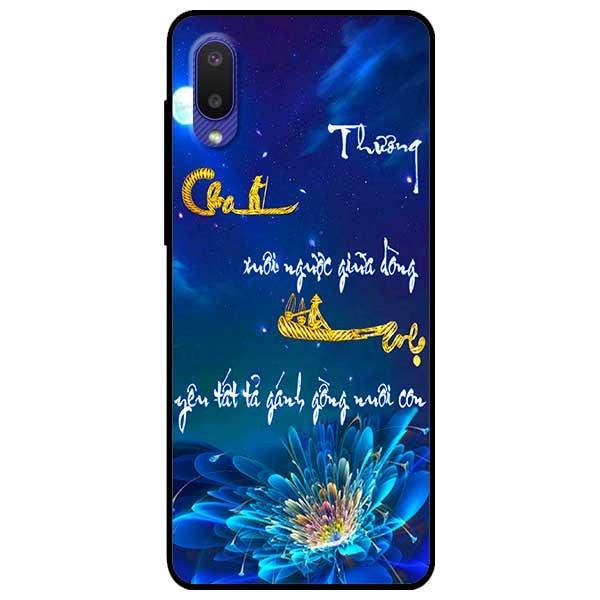Ốp lưng dành cho Samsung Galaxy A02 - A02s - mẫu Mẫu Đơn Cha Mẹ