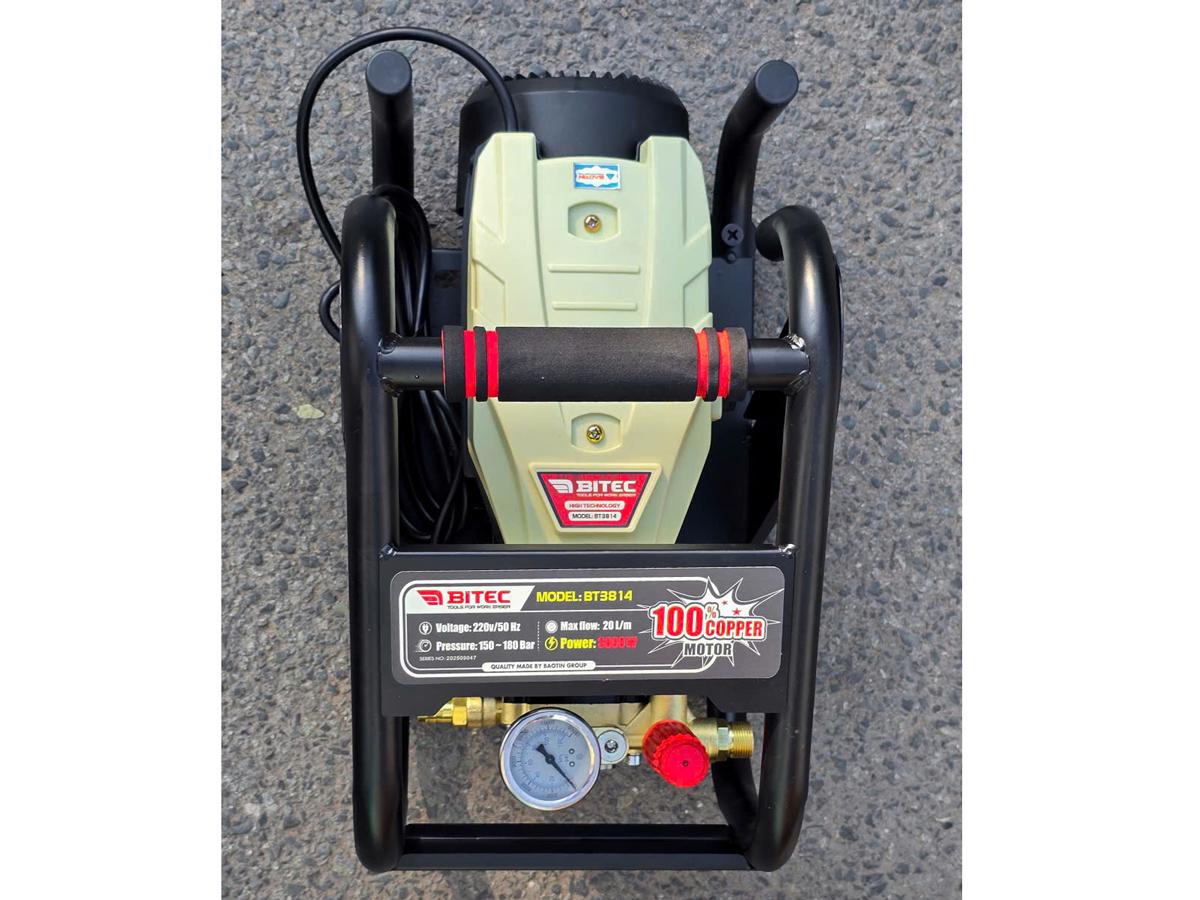 MÁY RỬA XE 3800W 180BAR BT3814 BTEC - HÀNG CHÍNH HÃNG