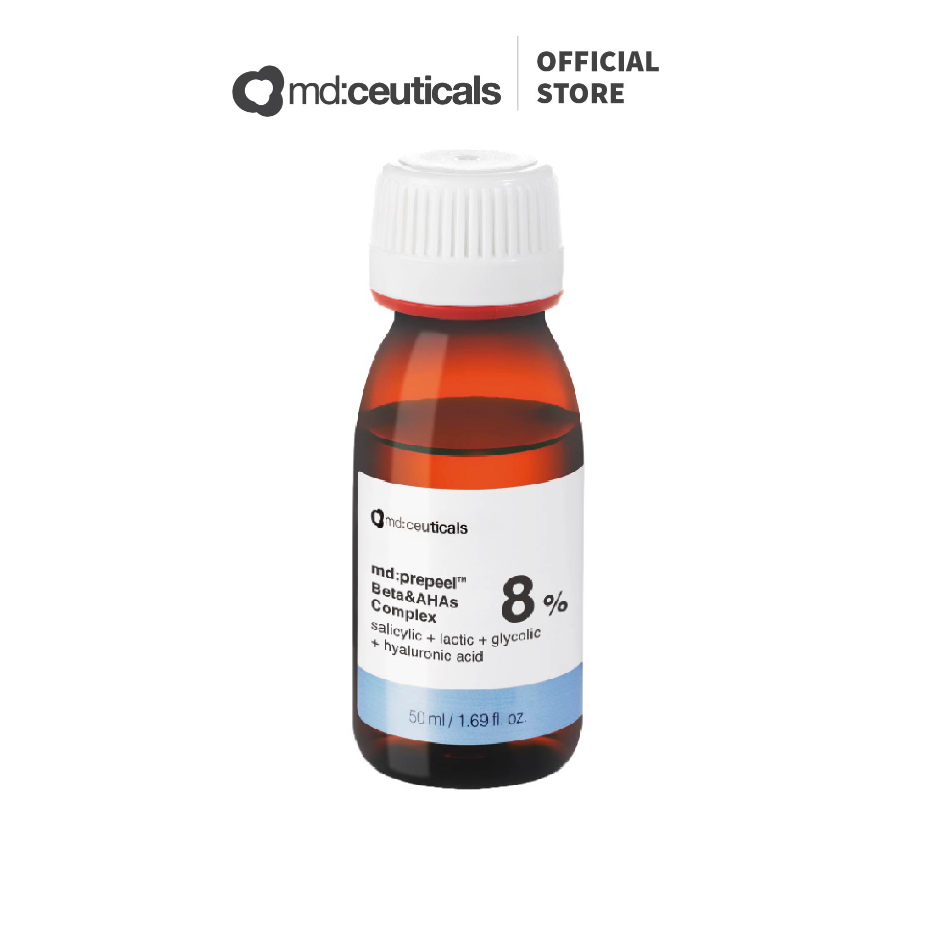 MD:PREPEEL BETA& AHAS COMPLEX 8% – DUNG DỊCH PEEL KIỂM SOÁT DA DẦU MỤN, TRỨNG CÁ ĐỎ