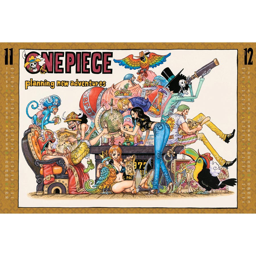 Lịch Treo Tường One Piece 2021