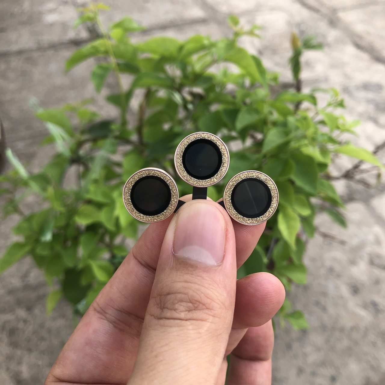 Combo Bộ Vòng Kim Cương KUZOOM Bảo Vệ Camera iPhone 12Pro - 12Pro Max - Chống Bụi Và Mờ Camera - Siêu Xịn Xò Và Sang Chảnh - Tôn Thêm Vẻ Sang Trọng Cho iPhone Của Bạn - - Hàng Chính Hãng