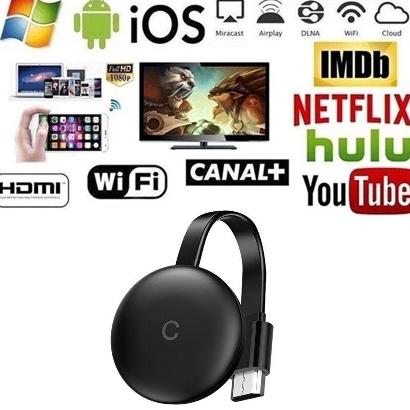 Thiết Bị HDMI Không Dây Kết Nối Điện Thoại Với TV Wireless G13B. G13B Wireless Display Dongle 1080P FHD 2.4G WiFi Phone Screen Mirror Device Youtube Casting HDTV Stick for Android iOS