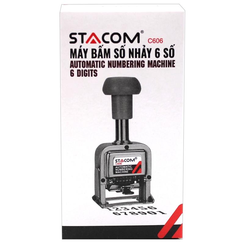 Dấu Bấm Số Nhảy - 6 Số - Stacom C606