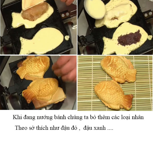 Khuôn Làm Bánh Cá Taiyaki May Mắn Dịp Lễ, Tết Hàng VNCLC
