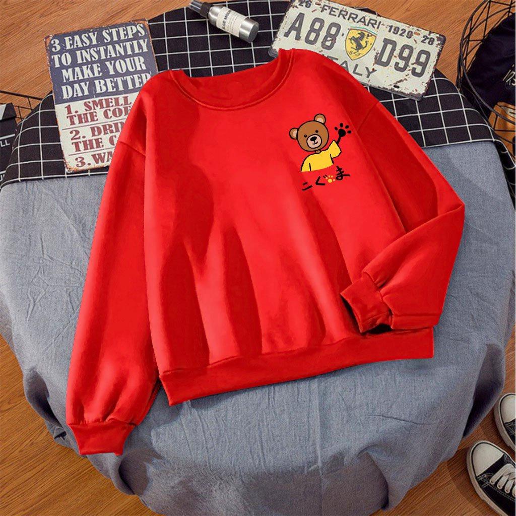 ÁO SWEATER IN GẤU DỄ THƯƠNG