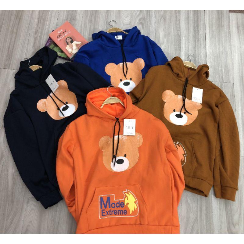 ÁO HOODIE NAM NỮ NỈ BÔNG HÀN 35-60KG