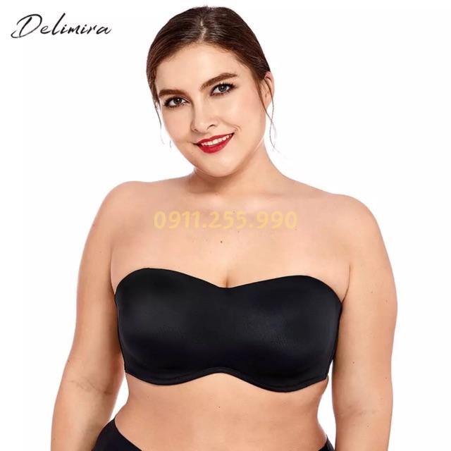 Áo Ngực Quả Ngang Cỡ Lớn Chống Tụt Có Gọng Bigsize