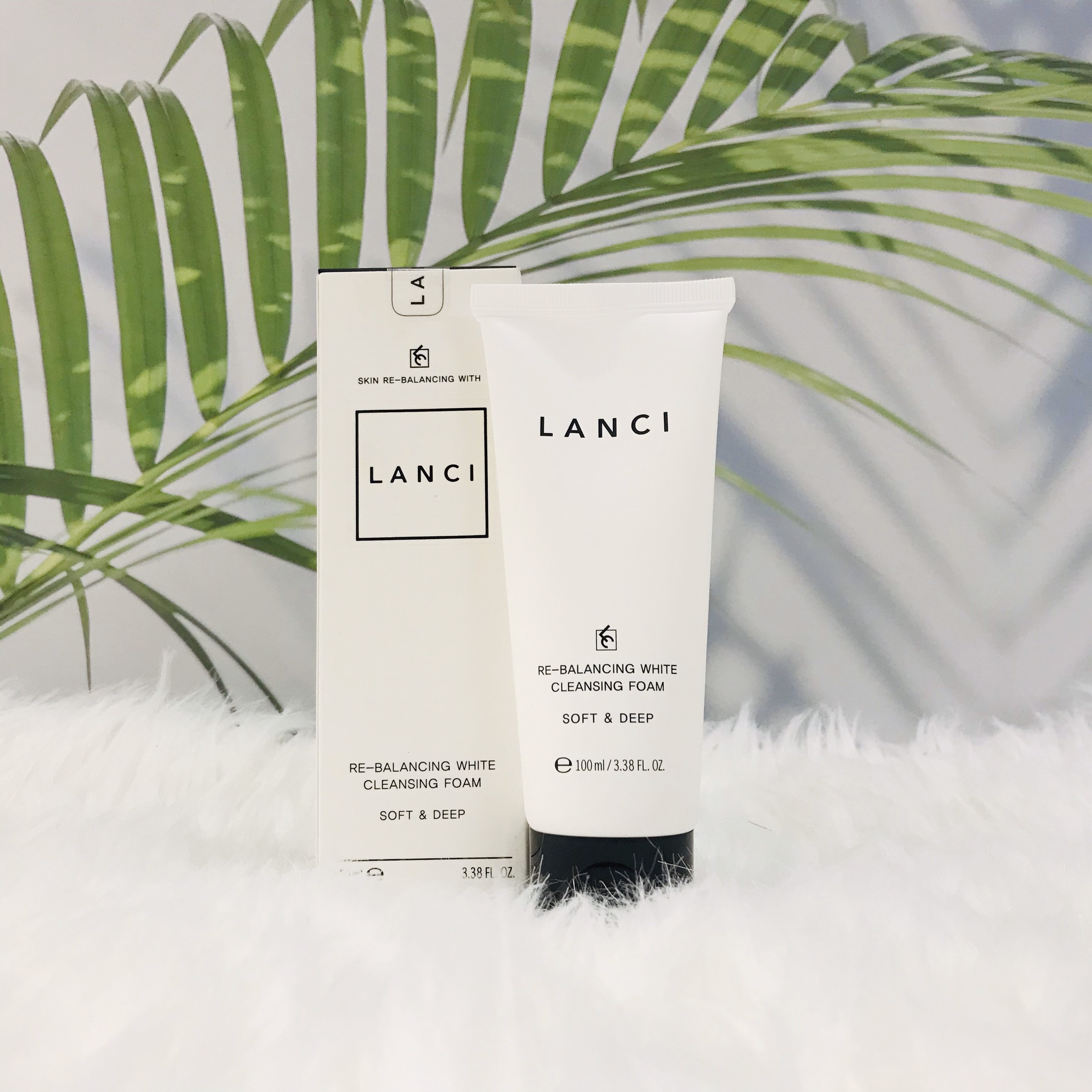 Sữa Rửa Mặt Lanci Re-Balancing White Cleansing Foam 100ml