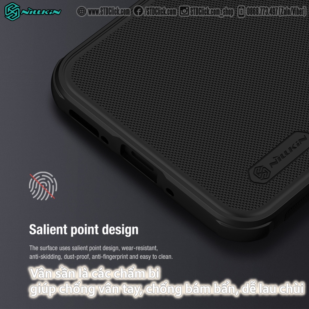 ỐP LƯNG DÀNH CHO ĐIỆN THOẠI SAMSUNG GALAXY A54 5G NILLKIN NHỰA CỨNG VIỀN DẺO