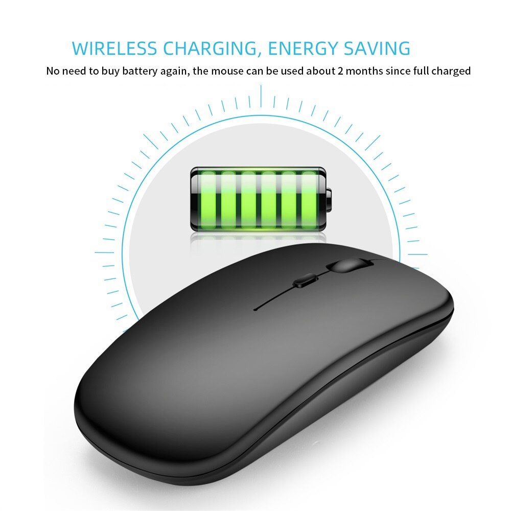 Chuột Không Dây 2.4G Bluetooth 5.0 1600DPI M90 - Hàng Nhập Khẩu