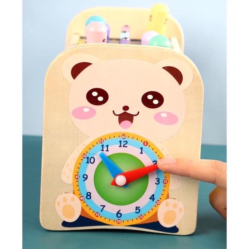 Đồ chơi gỗ Đập Chuột Kèm Đàn - Đập chuột bằng gỗ cho bé