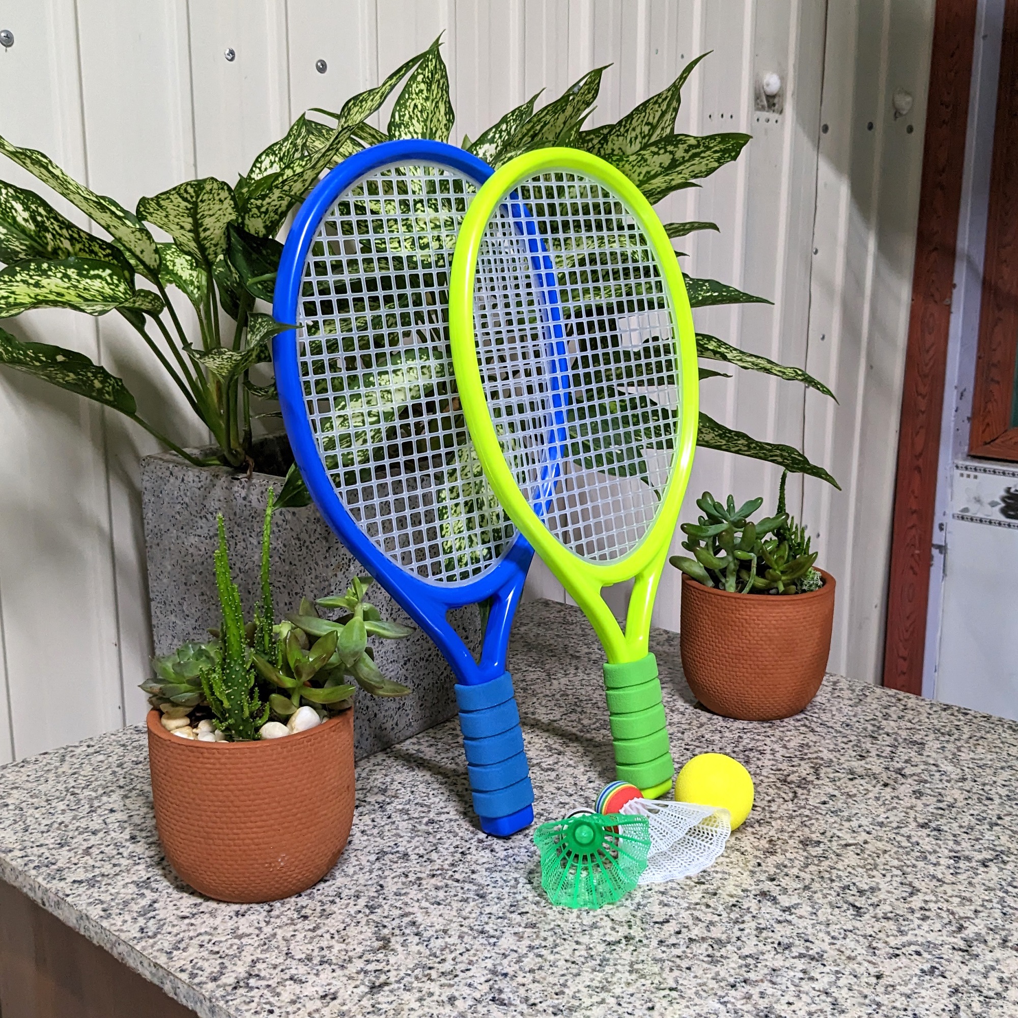 Bộ vợt tennis cầu lông cỡ nhỏ cho bé BABYPLAZA UL222580