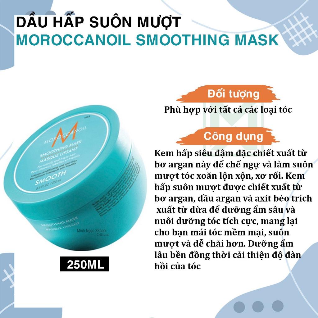 Dầu hấp, mặt nạ Moroccanoil phục hồi, dưỡng ẩm, siêu mượt 250ml/500ml + Gội xả gói Karseell 15ml