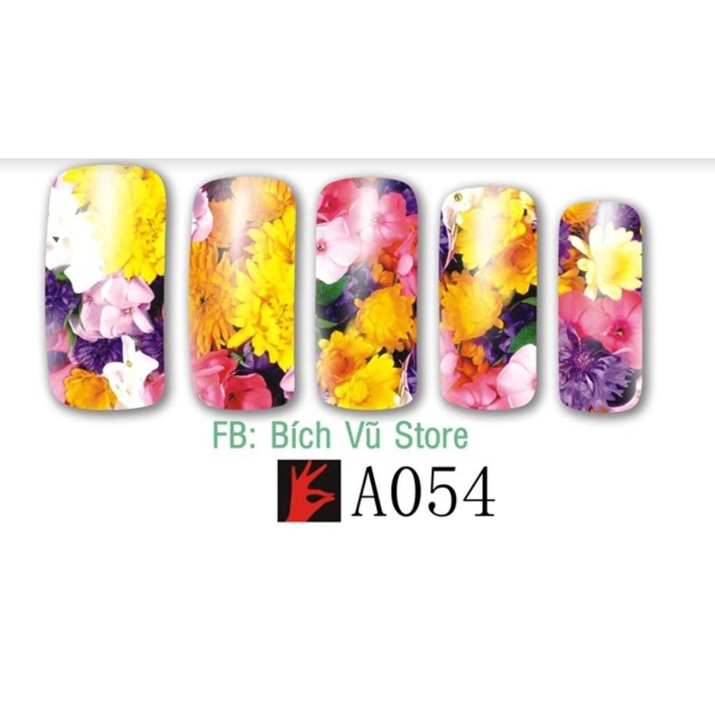 Decal dán móng nước mã A