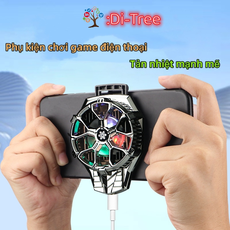 Quạt Tản Nhiệt Điện Thoại Memo DL-01 Làm Mát Giảm Nhiệt Di Động, Nhỏ Gọn Tiện Lợi Sò Lạnh Chơi Game Thoải Mái