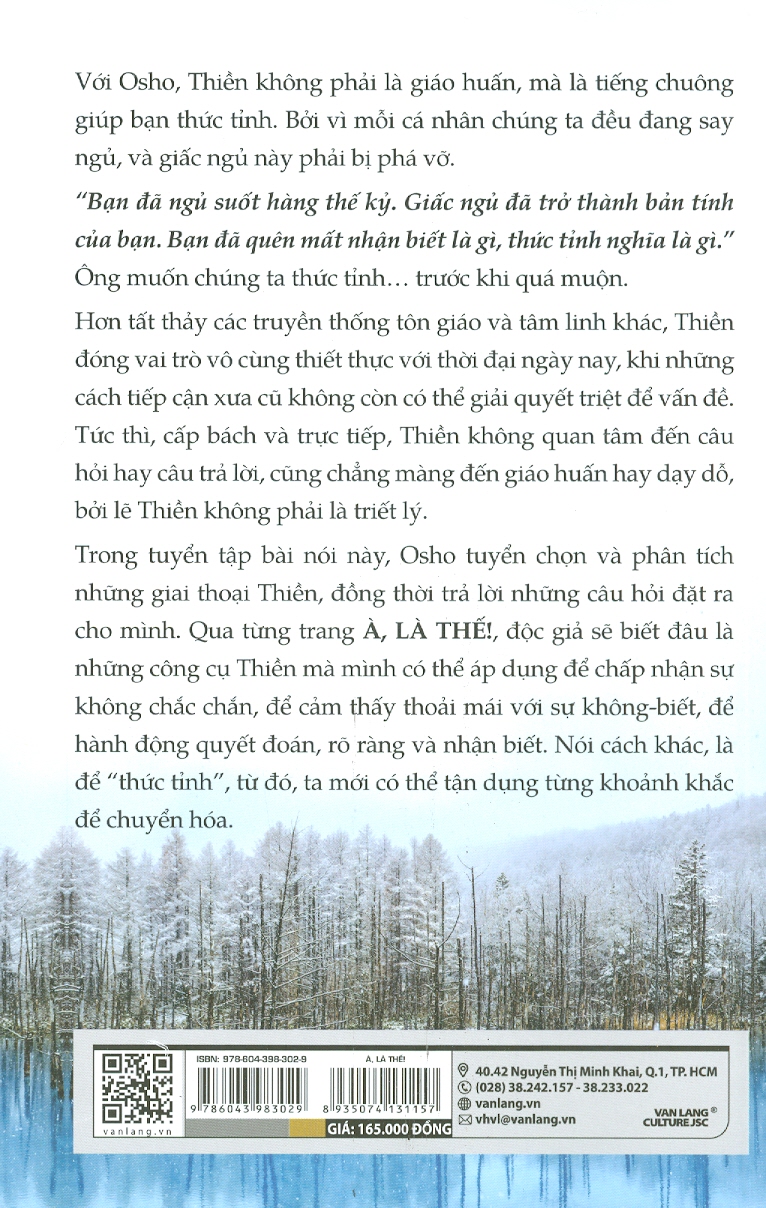 Osho  Ah This À Là Thế Thiền không phải là giáo huấn Thiền là tiếng  chuông giúp bạn thức tỉnh  Tái bản 2023  Giá Tiki khuyến mãi 135000đ 
