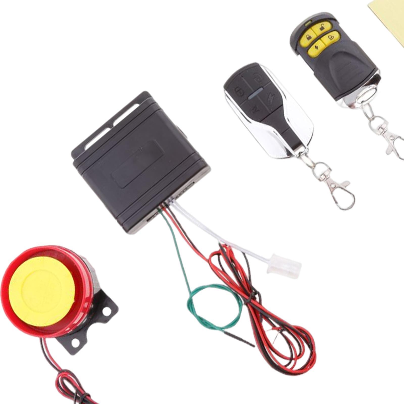 12V Motorcycle Motorbike Bike Scooter Anti- Remote