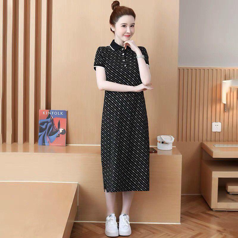 ĐẦM SUÔNG CỔ BẺ SỌC XÉO