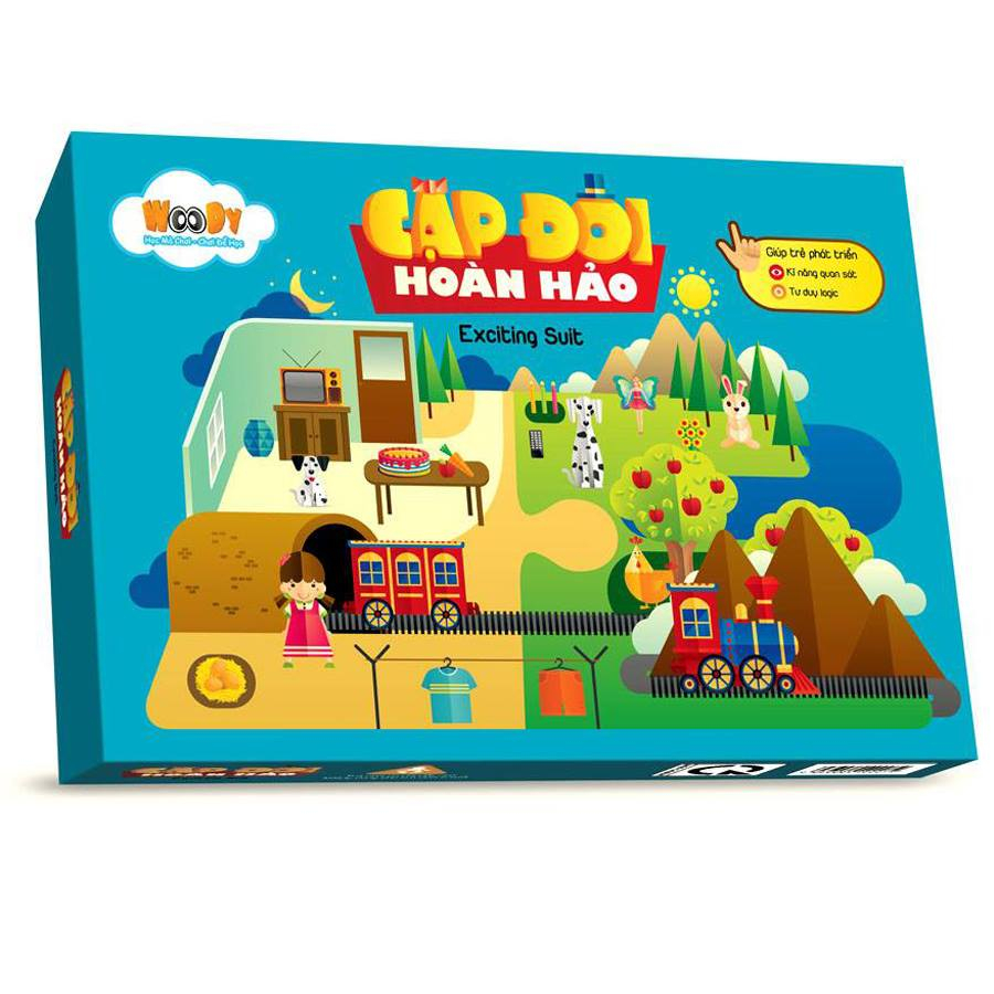 Bộ Đồ Chơi Cặp Đôi Hoàn Hảo Woody - Xanh