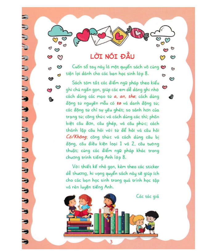 Sách - Notebook English Grade 8 - Tiếng Anh Lớp 8 (Dùng Chung Cho Các Bộ SGK Hiện Hành) (HA)