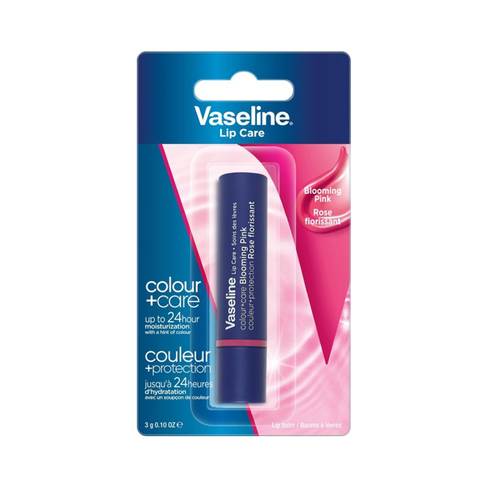 Son dưỡng môi Vaseline Colour+Care Blooming Pink 3g