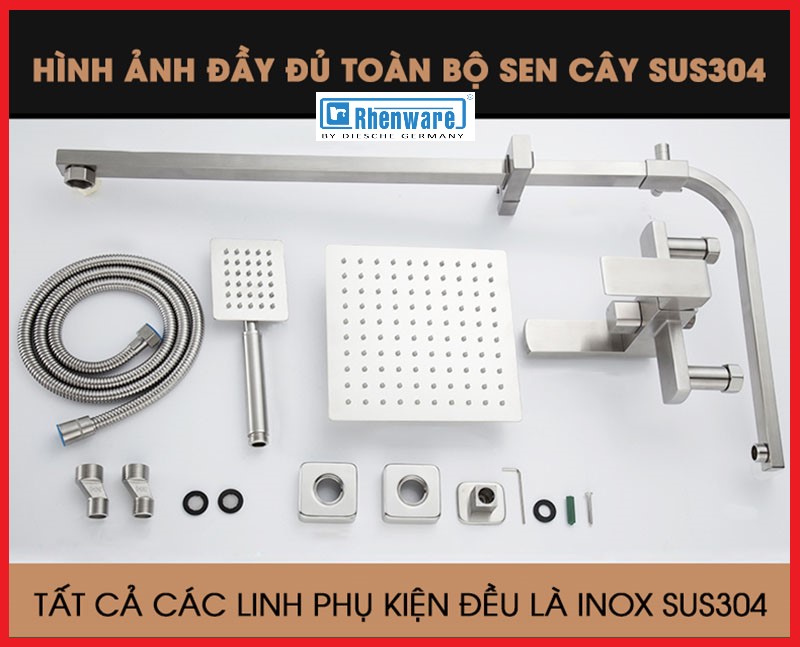 SEN CÂY NÓNG LẠNH INOX 304- THƯƠNG HIỆU  RHENWARE SC- 83130