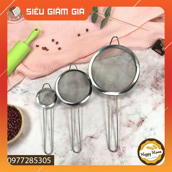 Rây bột cầm tay inox đường kính 14cm