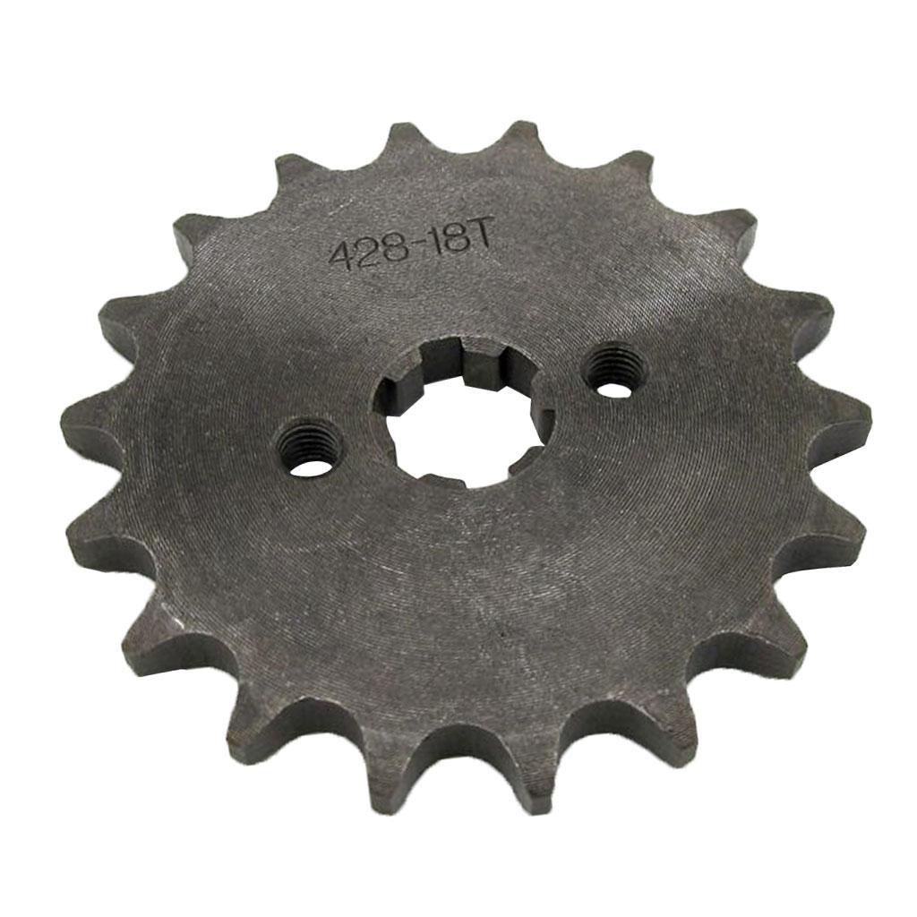 2X 18T 17mm 428 Chain Front Sprocket Cog Quad Dirt Bike ATV Buggy