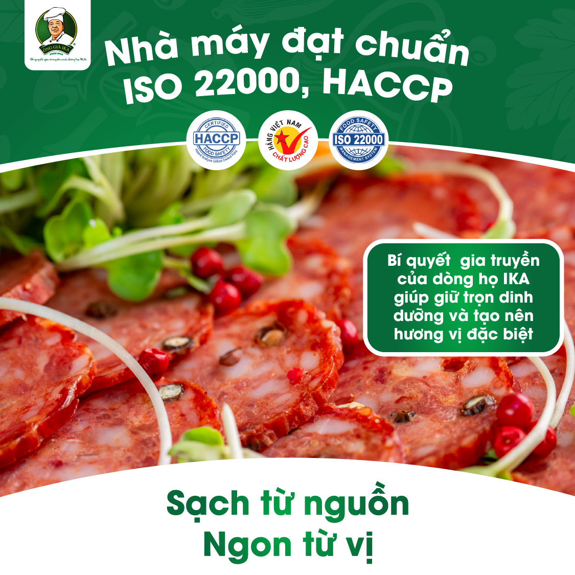 [Chỉ Giao Hà Nội] Salami Tiêu đỏ 200g