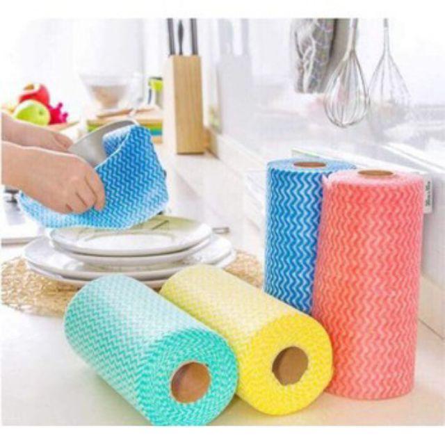 Cuộn giấy lau đa năng tái sử dụng