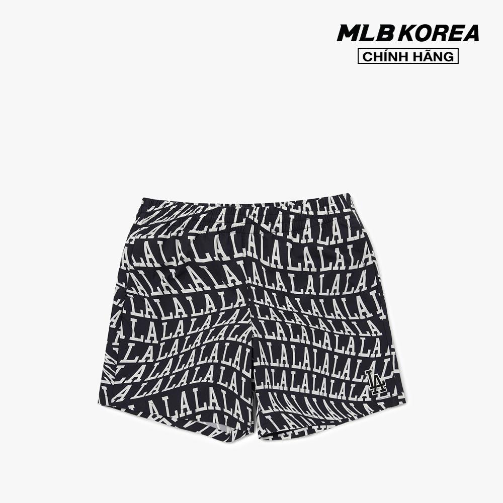 MLB - Quần shorts bơi nam lưng thun Illusion 3LSW60123-07BKS