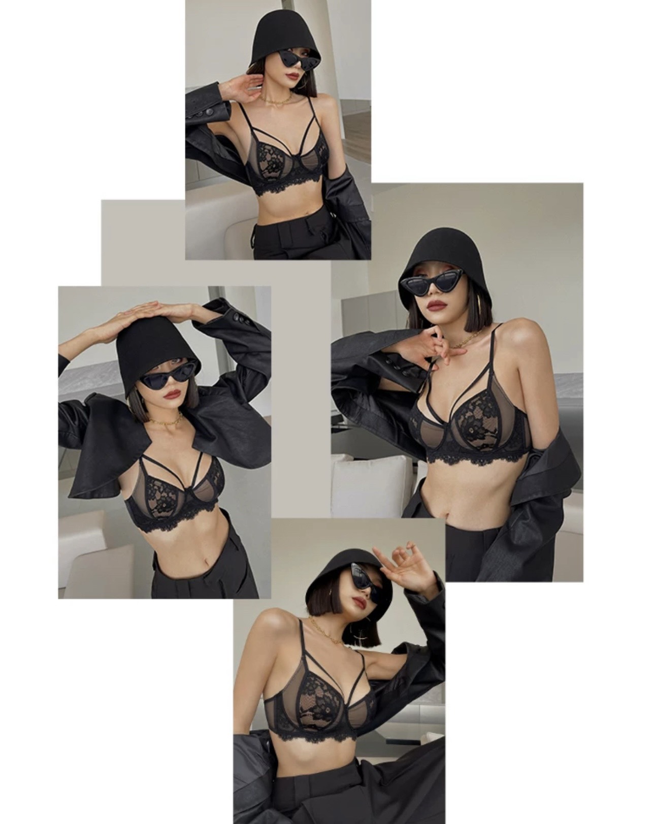 Bộ Bra Nữ Hoa Ren Gợi Cảm - B.Lingerie