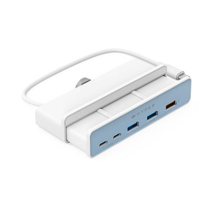  Cổng chuyển chuyên dụng HYPERDRIVE 5 in 1 USB-C HUB cho IMac 24 inch- HD34A6 kèm 7 miếng dán theo màu- Hàng chính hãng